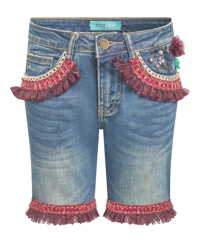 Уникальные дизайнерские шорты с цветочным принтом для женщин Tooche, синий
Уникальные дизайнерские шорты с цветочным принтом для женщин Tooche, синий