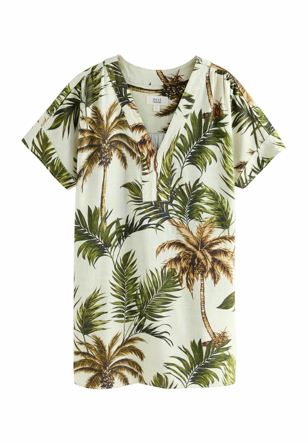 Повседневное платье PETITE FIT - MINI DRESS Next, бежевый 
Повседневное платье PETITE FIT - MINI DRESS Next, бежевый