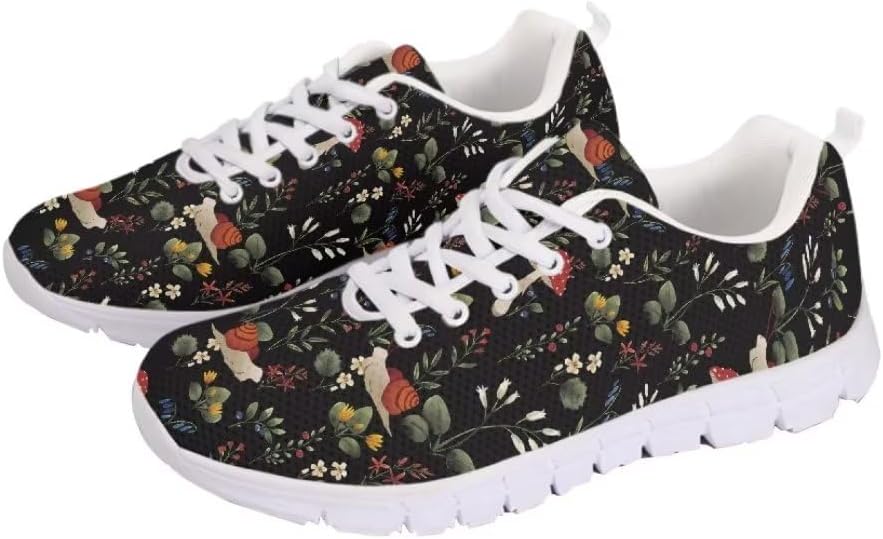 Легкие теннисные кроссовки Jeiento для мужчин и женщин, прогулочные кроссовки, спортивные беговые кроссовки, обувь для тренажерного зала, сетчатые кроссовки для тренировок и повседневной носки, Mushroom Snail
Легкие теннисные кроссовки Jeiento для мужчин и женщин, прогулочные кроссовки, спортивные беговые кроссовки, обувь для тренажерного зала, сетчатые кроссовки для тренировок и повседневной носки, Mushroom Snail