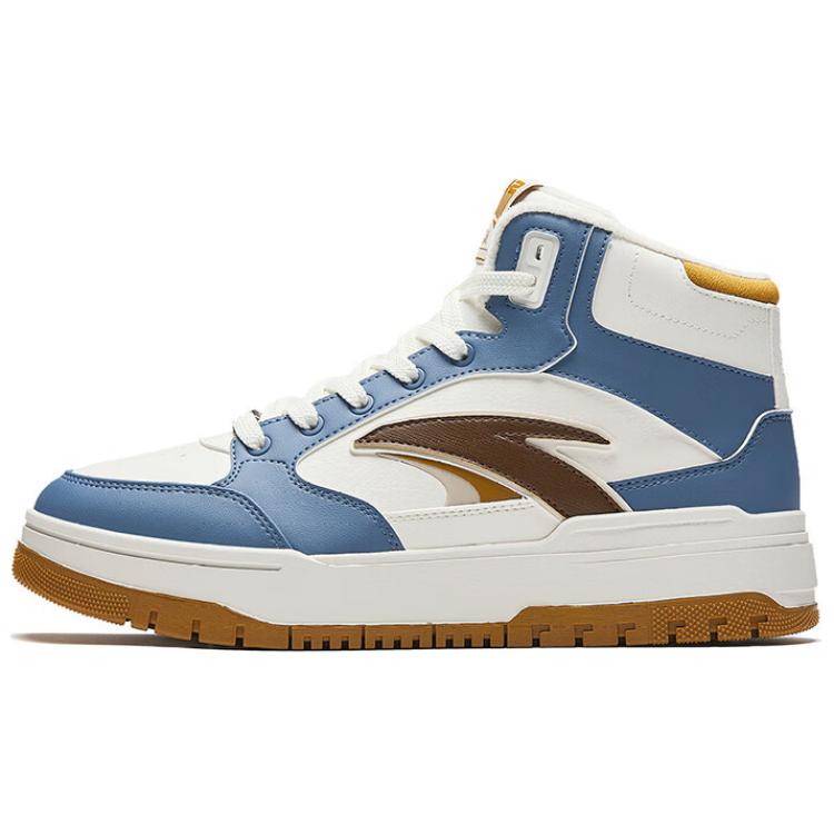 Анта 982 утепленные и износостойкие высокие скейтбордские кроссовки мужские синие белые коричневые
Анта 982 утепленные и износостойкие высокие скейтбордские кроссовки мужские синие белые коричневые