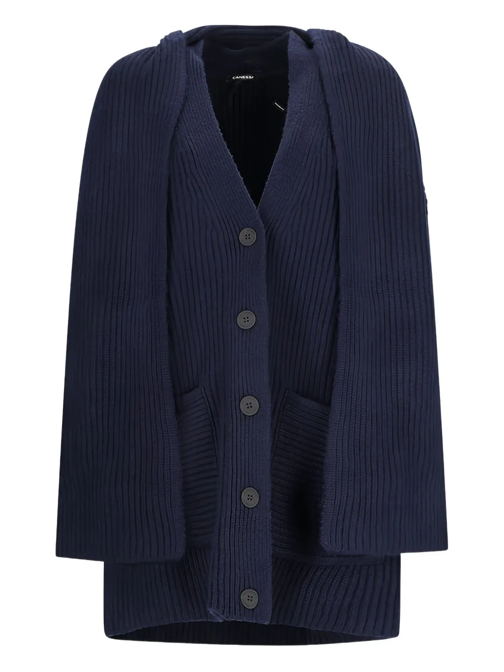 Кардиган в рубчик Canessa, синий
Кардиган в рубчик Canessa, синий