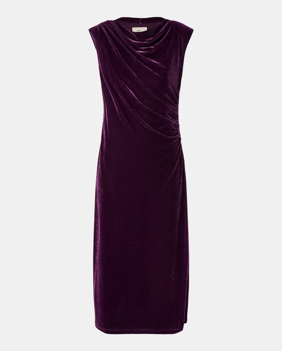 Рождественское платье из бархата Woman El Corte Inglés, баклажановый
Рождественское платье из бархата Woman El Corte Inglés, баклажановый