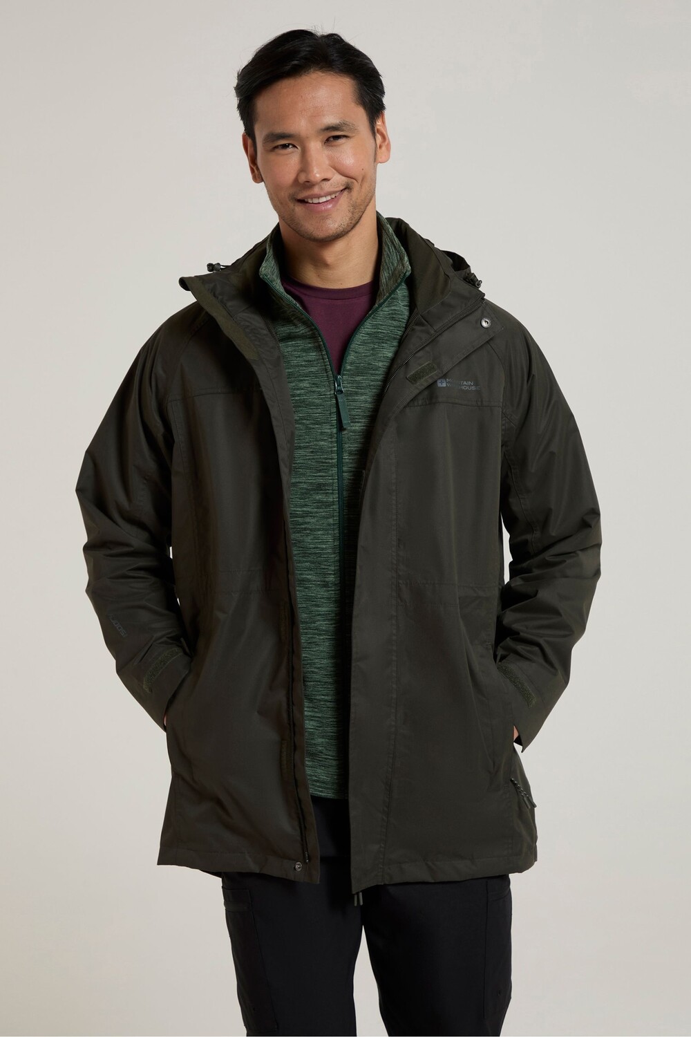 Мужская длинная водонепроницаемая куртка Westport Mountain Warehouse, зеленый
Мужская длинная водонепроницаемая куртка Westport Mountain Warehouse, зеленый
