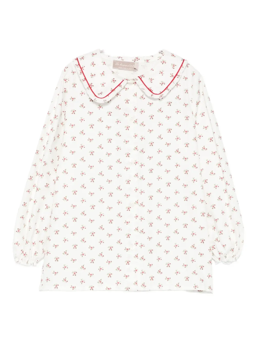 Рубашка с цветочным принтом La Stupenderia, кремовый
Рубашка с цветочным принтом La Stupenderia, кремовый