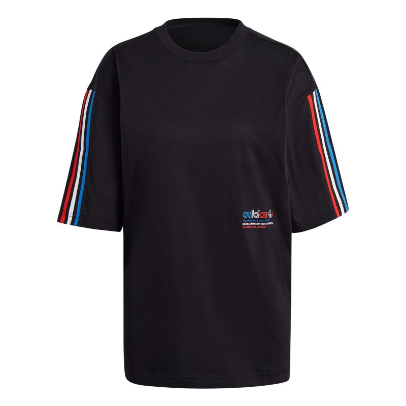 Оверсайз футболка женская черная Adidas Originals
Оверсайз футболка женская черная Adidas Originals