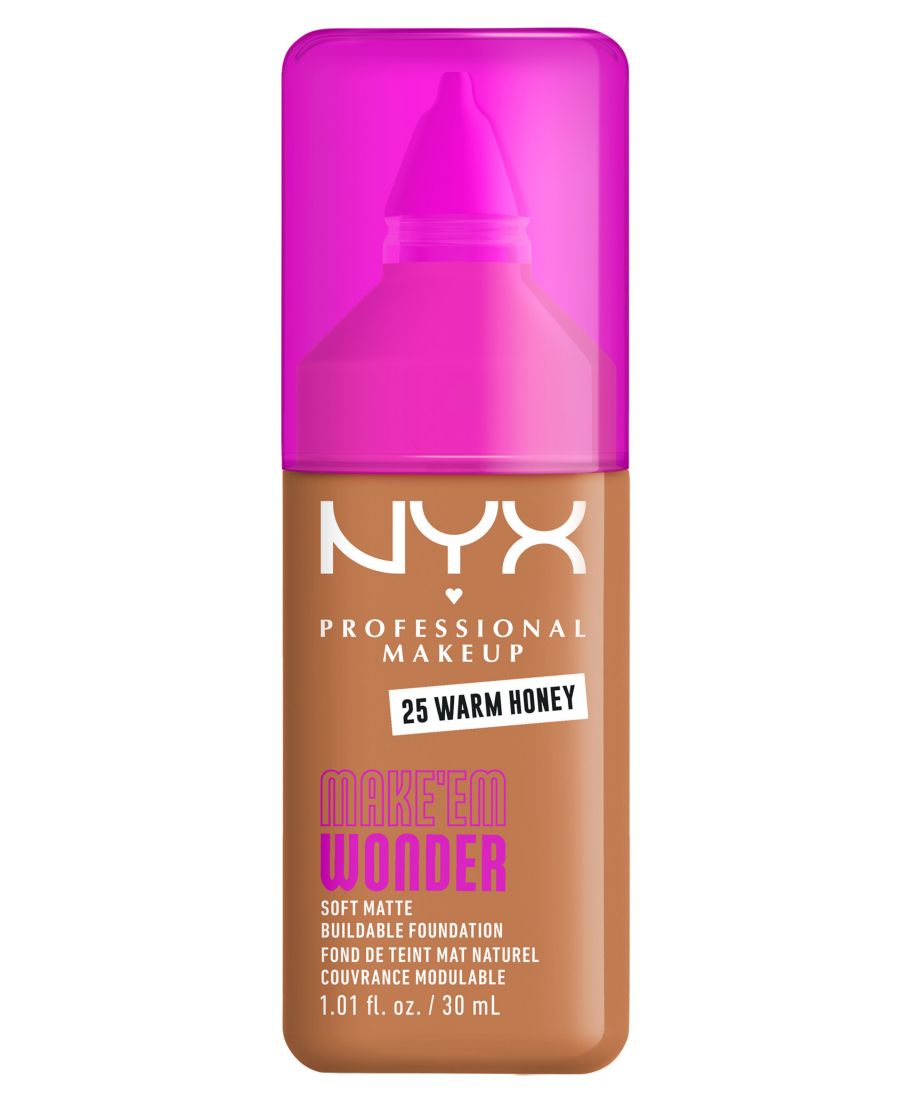 Тональный крем Wonder Foundation, 0,84 унции NYX Professional Makeup, цвет warm honey
Тональный крем Wonder Foundation, 0,84 унции NYX Professional Makeup, цвет warm honey