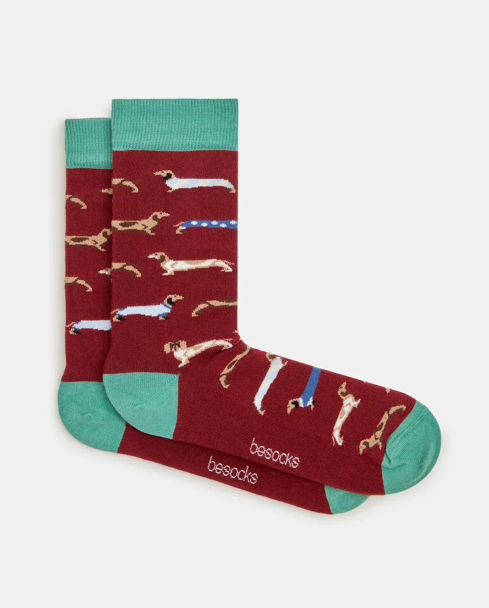 Высокие унисекс носки из органического хлопка Besocks, гранатовый
Высокие унисекс носки из органического хлопка Besocks, гранатовый