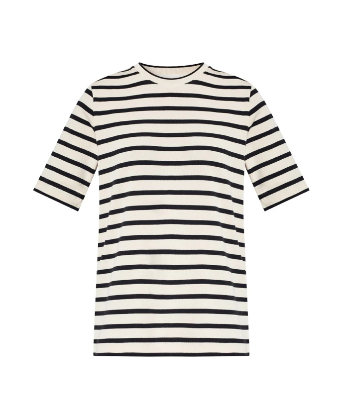 Полосатая футболка Jil Sander, бежевый
Полосатая футболка Jil Sander, бежевый