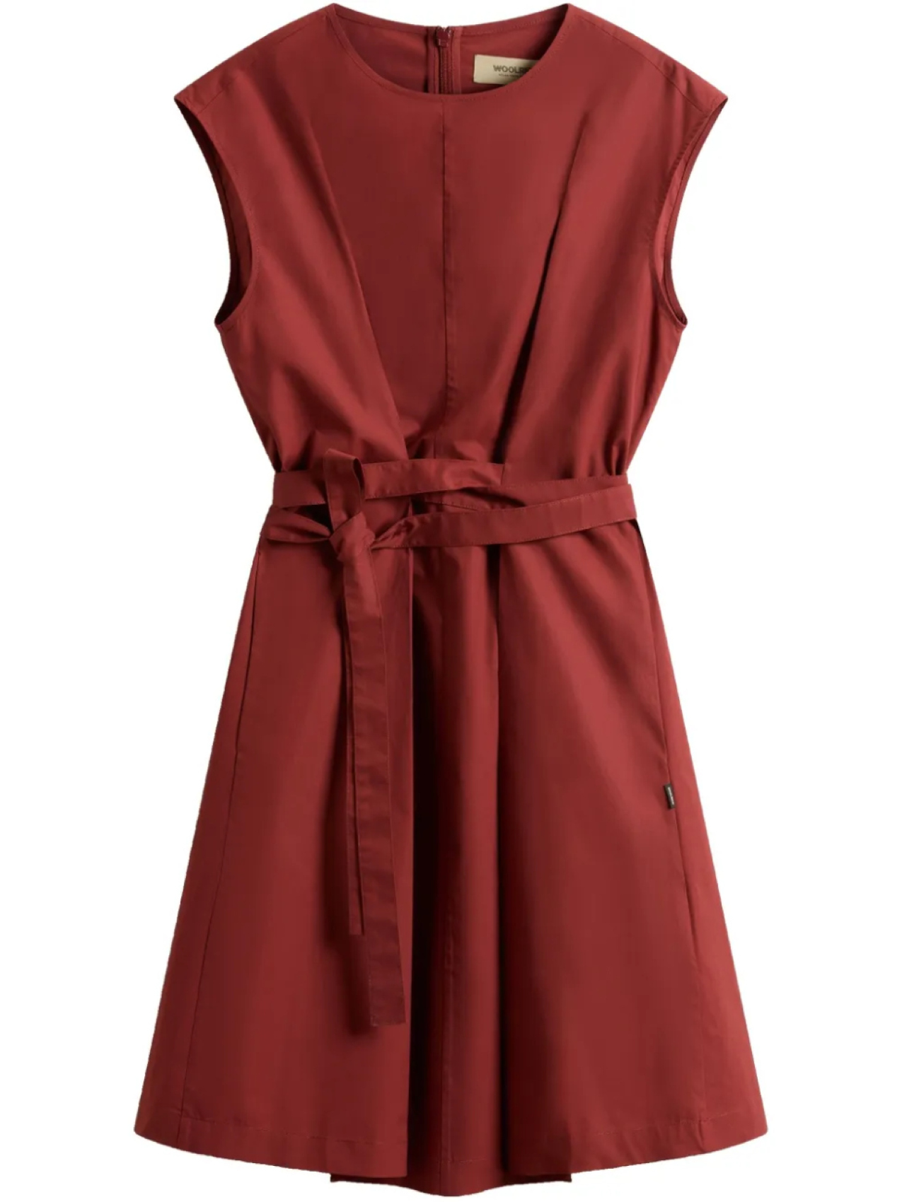 Платье из шерстяного поплина с поясом Woolrich, красный
Платье из шерстяного поплина с поясом Woolrich, красный