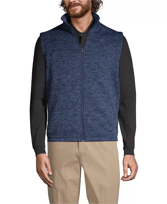Мужской свитер-жилет из флиса Lands' End, синий
Мужской свитер-жилет из флиса Lands' End, синий