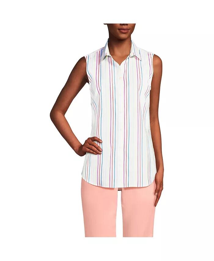 Женская рубашка без рукавов No Iron Lands' End, белый
Женская рубашка без рукавов No Iron Lands' End, белый