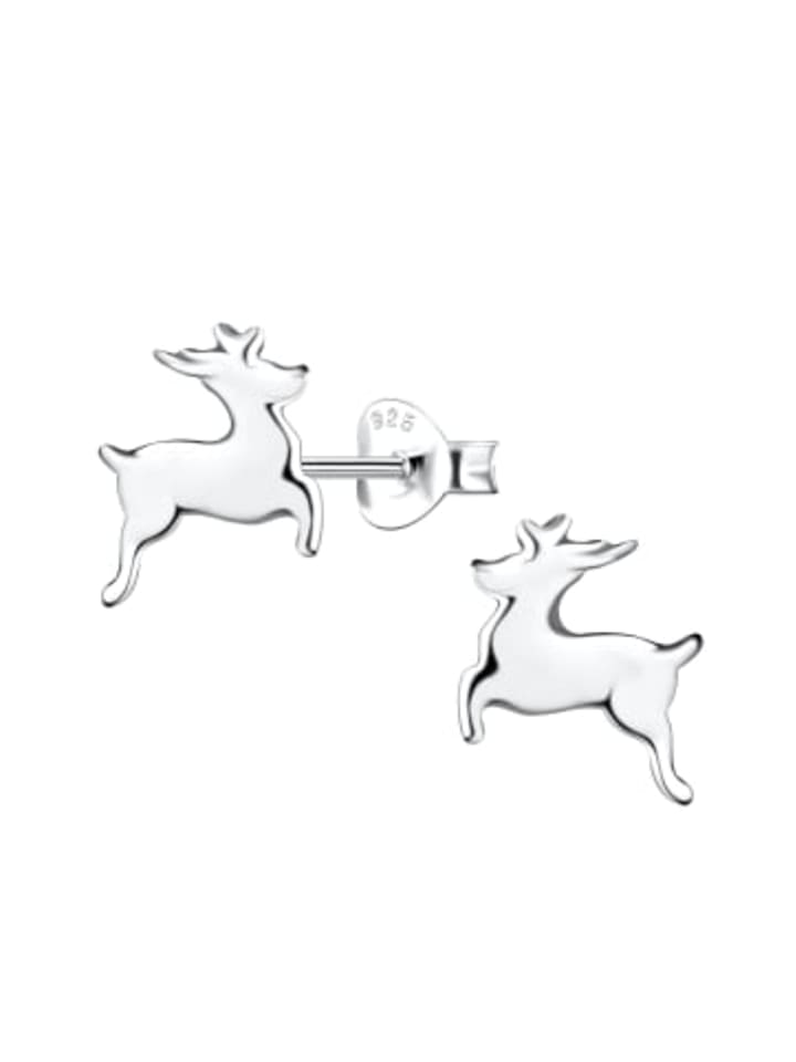 Alexander York Серьги-гвоздики в виде оленей из серебра 925 пробы, комплект из 2 штук
Alexander York Серьги-гвоздики в виде оленей из серебра 925 пробы, комплект из 2 штук