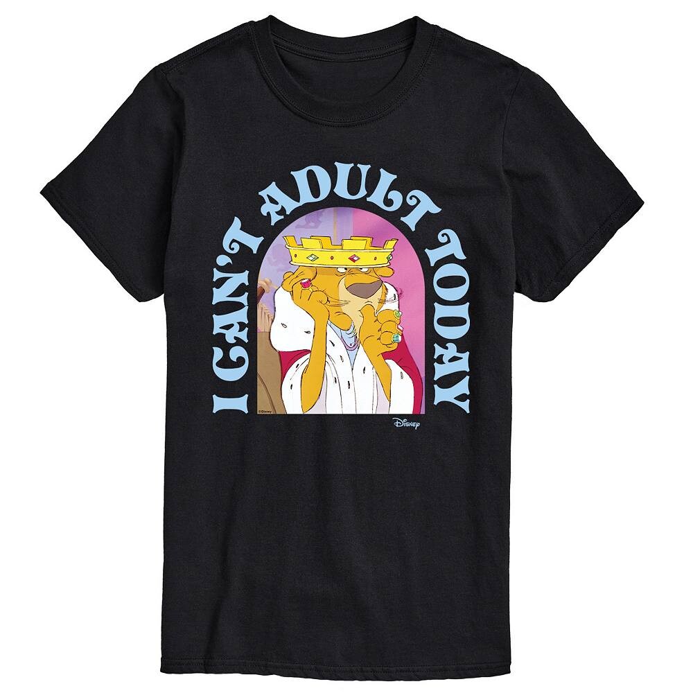 Мужская футболка с рисунком Disney's Robin Hood Prince John, черный 
Мужская футболка с рисунком Disney's Robin Hood Prince John, черный