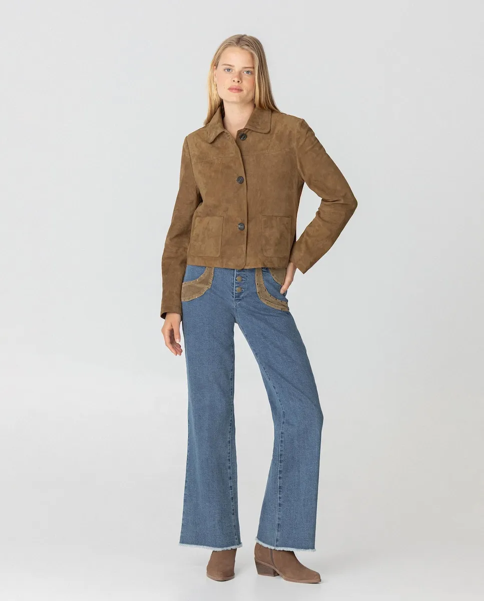 Женские джинсы с высокой талией с вельветовой отделкой Noon, светло-голубой
Женские джинсы с высокой талией с вельветовой отделкой Noon, светло-голубой