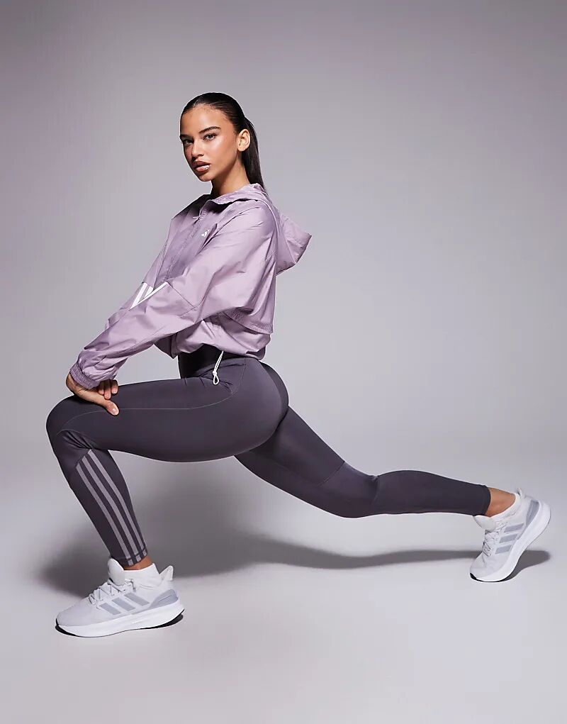 Блестящие леггинсы Adidas Training Hyperglam полной длины темно-серого цвета
Блестящие леггинсы Adidas Training Hyperglam полной длины темно-серого цвета