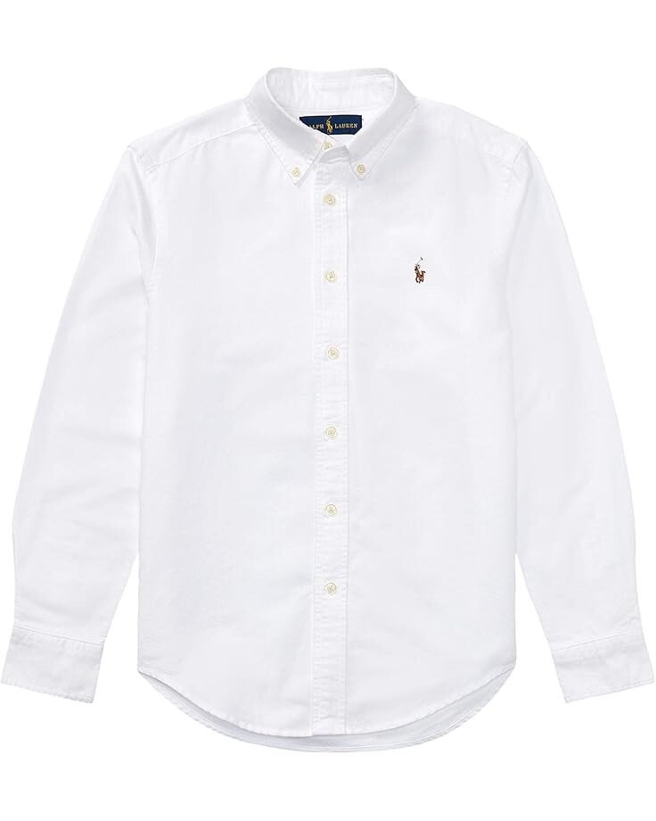 Рубашка Polo Ralph Lauren Kids Cotton Oxford Sport Shirt, белый
Рубашка Polo Ralph Lauren Kids Cotton Oxford Sport Shirt, белый
