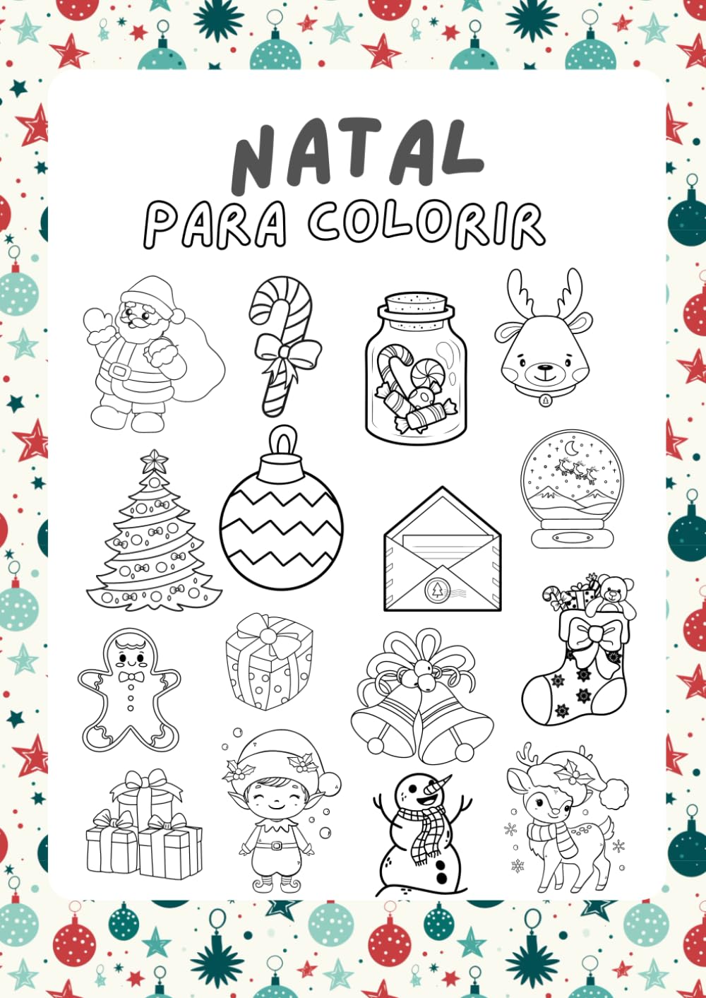 Natal para colorir (Portuguese Edition) (Independently published)
Natal para colorir (Portuguese Edition) (Independently published)