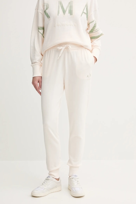 Хлопковые спортивные брюки Armani Exchange, бежевый
Хлопковые спортивные брюки Armani Exchange, бежевый