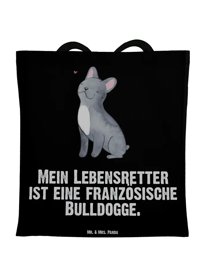 Сумка для переноски Mr & Mrs Panda Französische Bulldogge Lebensretter, черный
Сумка для переноски Mr & Mrs Panda Französische Bulldogge Lebensretter, черный