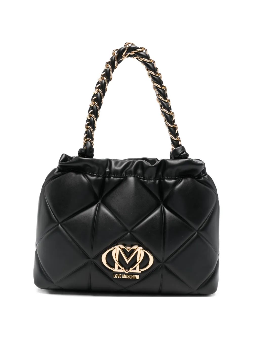 Стеганая сумка на плечо с цепочным ремнем Love Moschino, черный
Стеганая сумка на плечо с цепочным ремнем Love Moschino, черный