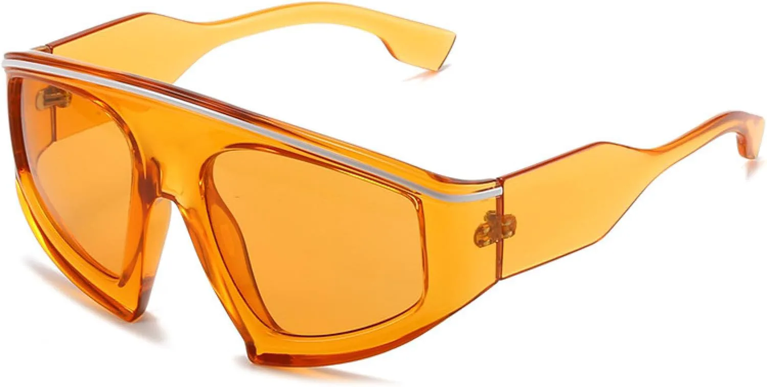 Модные цельные солнцезащитные очки для женщин и мужчин, с плоской верхней частью, роскошные, увеличенного размера, с защитой от УФ-излучения UV400 TVTBBVV, C4
Модные цельные солнцезащитные очки для женщин и мужчин, с плоской верхней частью, роскошные, увеличенного размера, с защитой от УФ-излучения UV400 TVTBBVV, C4