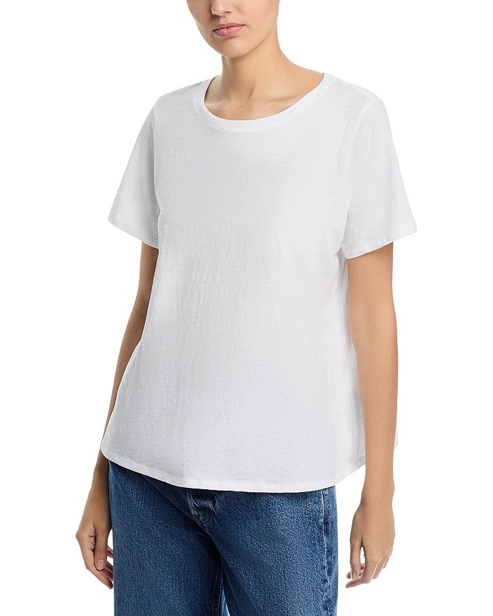 Футболка с круглым вырезом Eileen Fisher, белый 
Футболка с круглым вырезом Eileen Fisher, белый