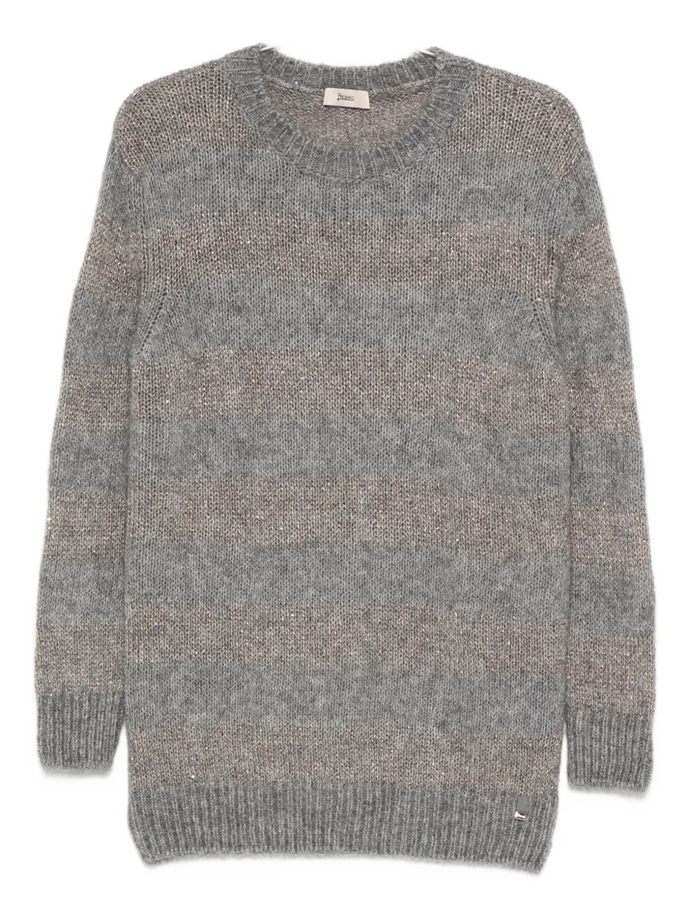 Полосатый свитер Herno, серый
Полосатый свитер Herno, серый