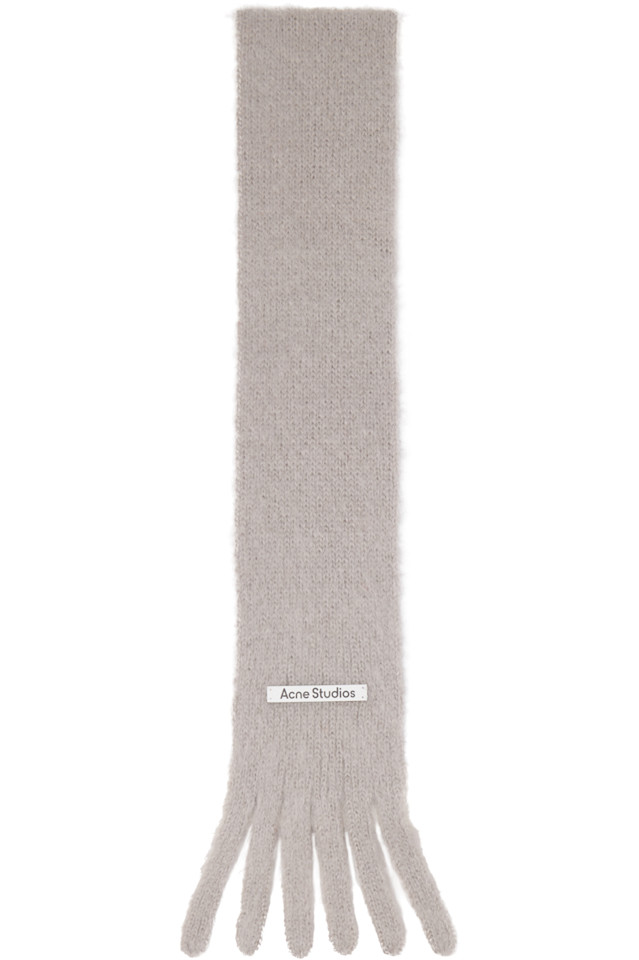Узкий шарф с логотипом Acne Studios, серый
Узкий шарф с логотипом Acne Studios, серый