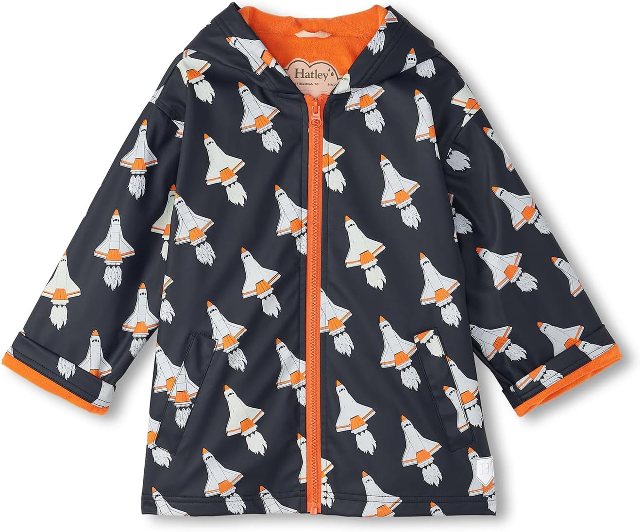 Куртка Hatley Kids Space Shuttle Colour Changing Zip-Up Rain Jacket (Toddler/Little Kid/Big Kid), черный
Куртка Hatley Kids Space Shuttle Colour Changing Zip-Up Rain Jacket (Toddler/Little Kid/Big Kid), черный