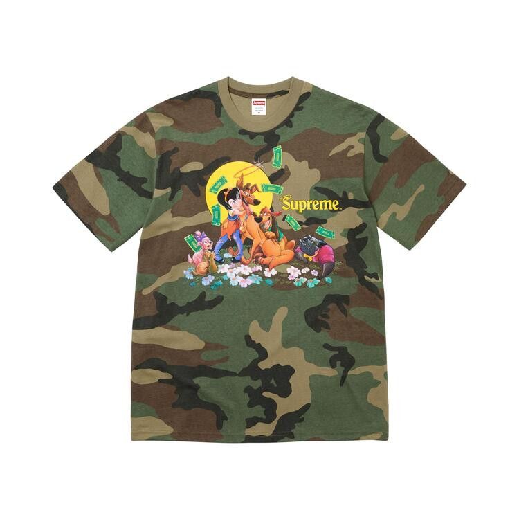 Футболка Supreme All Dogs Go To Heaven Tee, Woodland Camo
Футболка Supreme All Dogs Go To Heaven Tee, Woodland Camo
