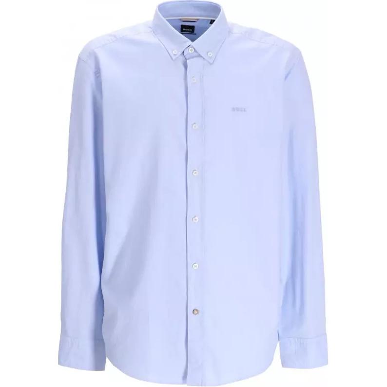 Футболка из хлопка с вышитым логотипом HUGO BOSS, синяя
Футболка из хлопка с вышитым логотипом HUGO BOSS, синяя