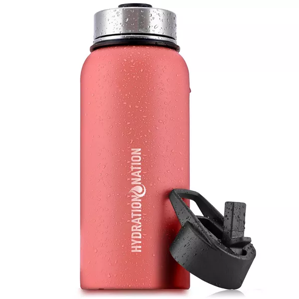 Термобутылка для воды Hydration Nation из нержавеющей стали с вакуумной изоляцией Zulay Kitchen, orange
Термобутылка для воды Hydration Nation из нержавеющей стали с вакуумной изоляцией Zulay Kitchen, orange