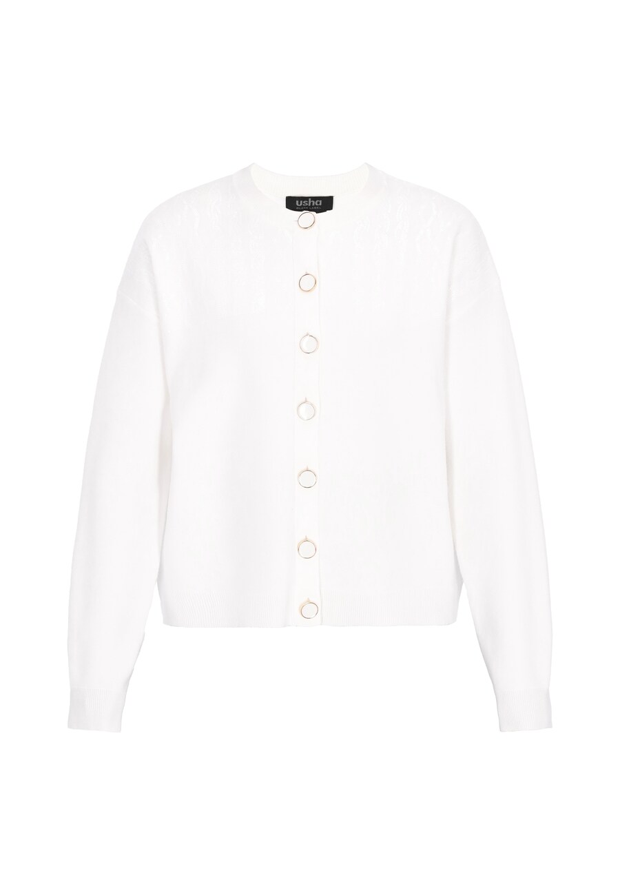 Вязаный кардиган usha BLACK LABEL, от белого
Вязаный кардиган usha BLACK LABEL, от белого