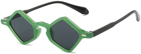 Популярные модные солнцезащитные очки в форме маленького многоугольника и квадрата для женщин, с защитой от УФ-излучения UV400, для мужчин, с заклепками MTZJH, Green Black Grey
Популярные модные солнцезащитные очки в форме маленького многоугольника и квадрата для женщин, с защитой от УФ-излучения UV400, для мужчин, с заклепками MTZJH, Green Black Grey