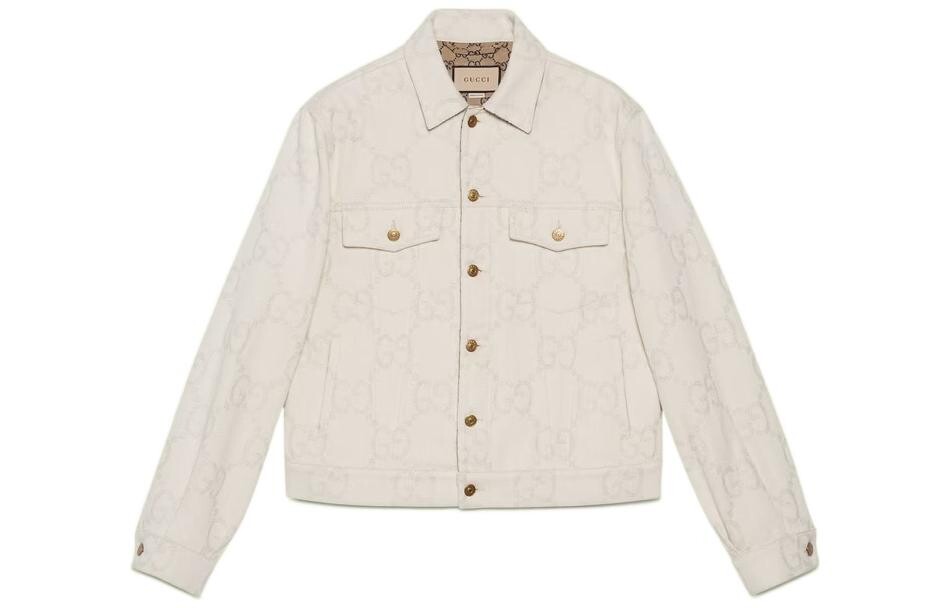 Куртка мужская цвета слоновой кости Gucci, белый
Куртка мужская цвета слоновой кости Gucci, белый