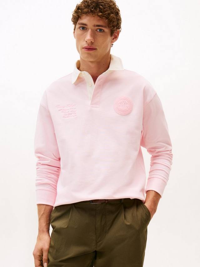 Аутентичная хлопковая регбийка Tommy Hilfiger, Light Pink
Аутентичная хлопковая регбийка Tommy Hilfiger, Light Pink