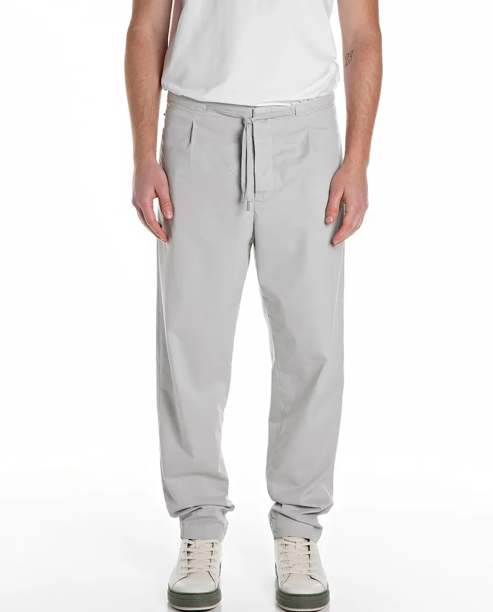 Мужские брюки с зауженным низом и регулируемым поясом Replay, светло-серый
Мужские брюки с зауженным низом и регулируемым поясом Replay, светло-серый