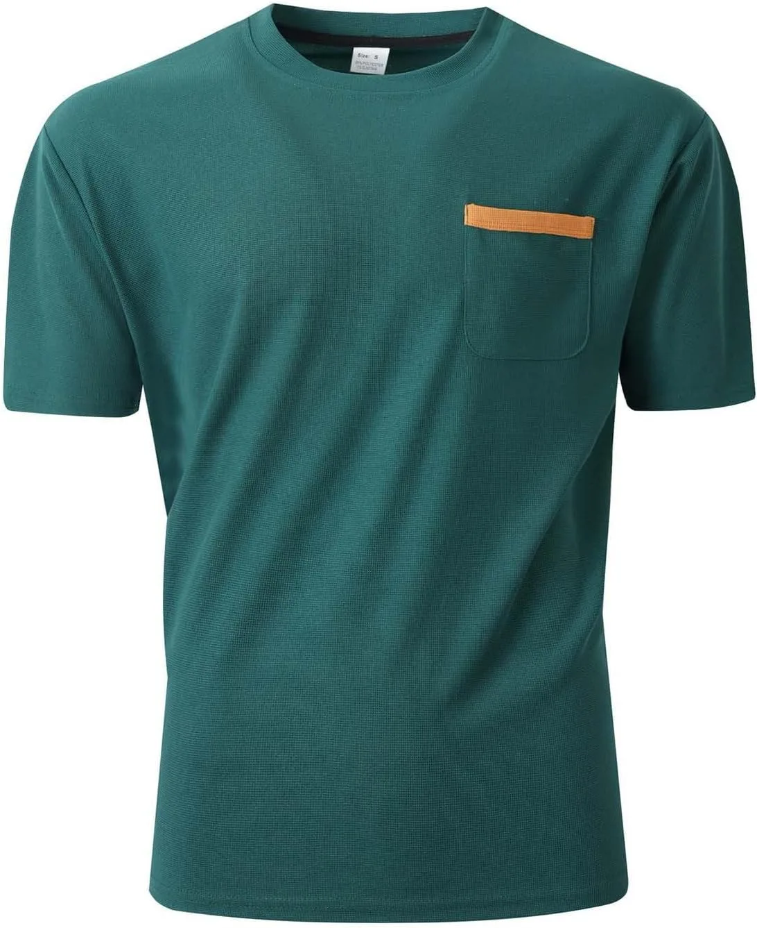 Мужская футболка с коротким рукавом и карманом QUNPIU
Мужская футболка с коротким рукавом и карманом QUNPIU