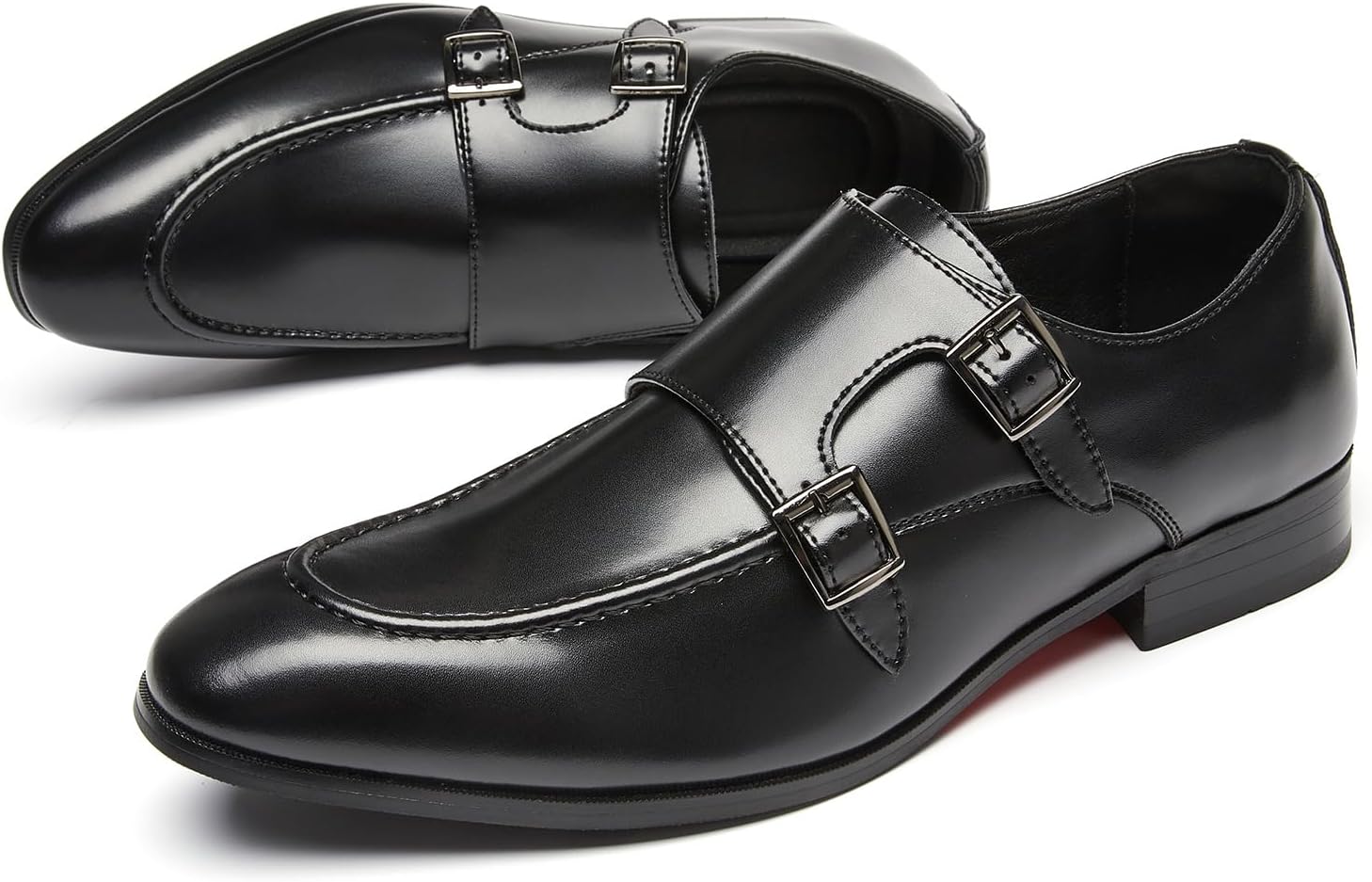 Мужские оксфорды OXNEUHG с двойной пряжкой, из натуральной кожи, классические туфли с закрытым носком, низкие лоферы без шнуровки, повседневные и деловые, для офиса, свадьбы и официальных мероприятий, черный
Мужские оксфорды OXNEUHG с двойной пряжкой, из натуральной кожи, классические туфли с закрытым носком, низкие лоферы без шнуровки, повседневные и деловые, для офиса, свадьбы и официальных мероприятий, черный