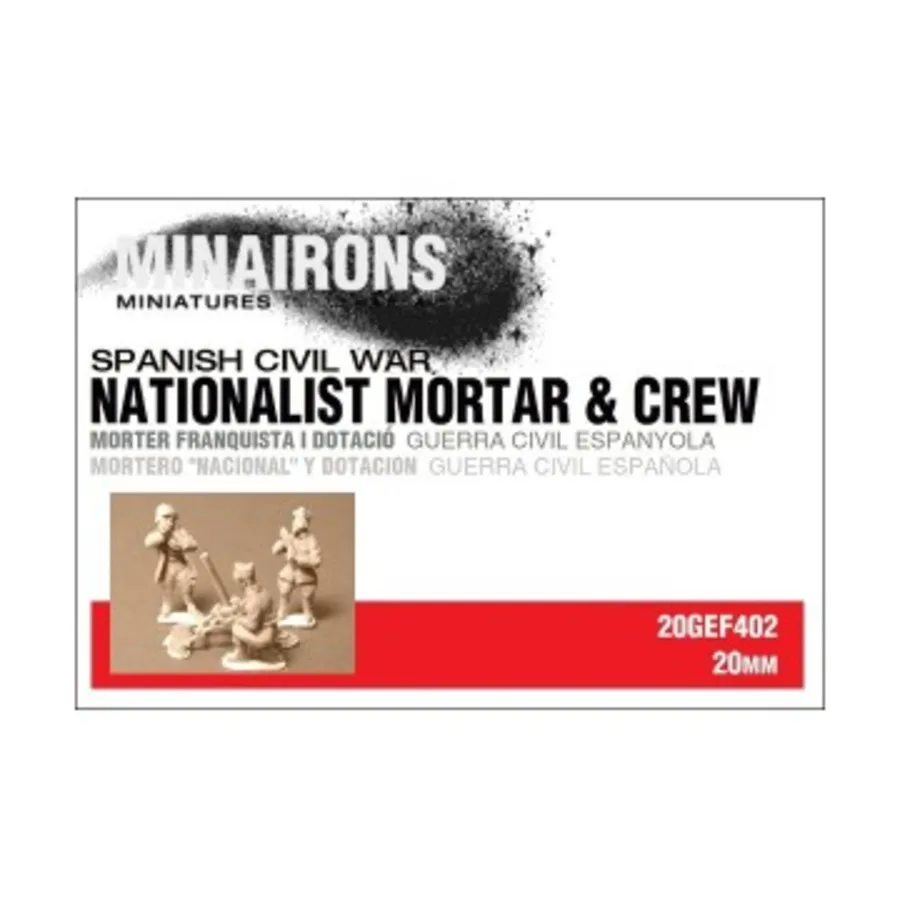 Националистический миномет и экипаж, Spanish Civil War - Infantry (1:72)
Националистический миномет и экипаж, Spanish Civil War - Infantry (1:72)