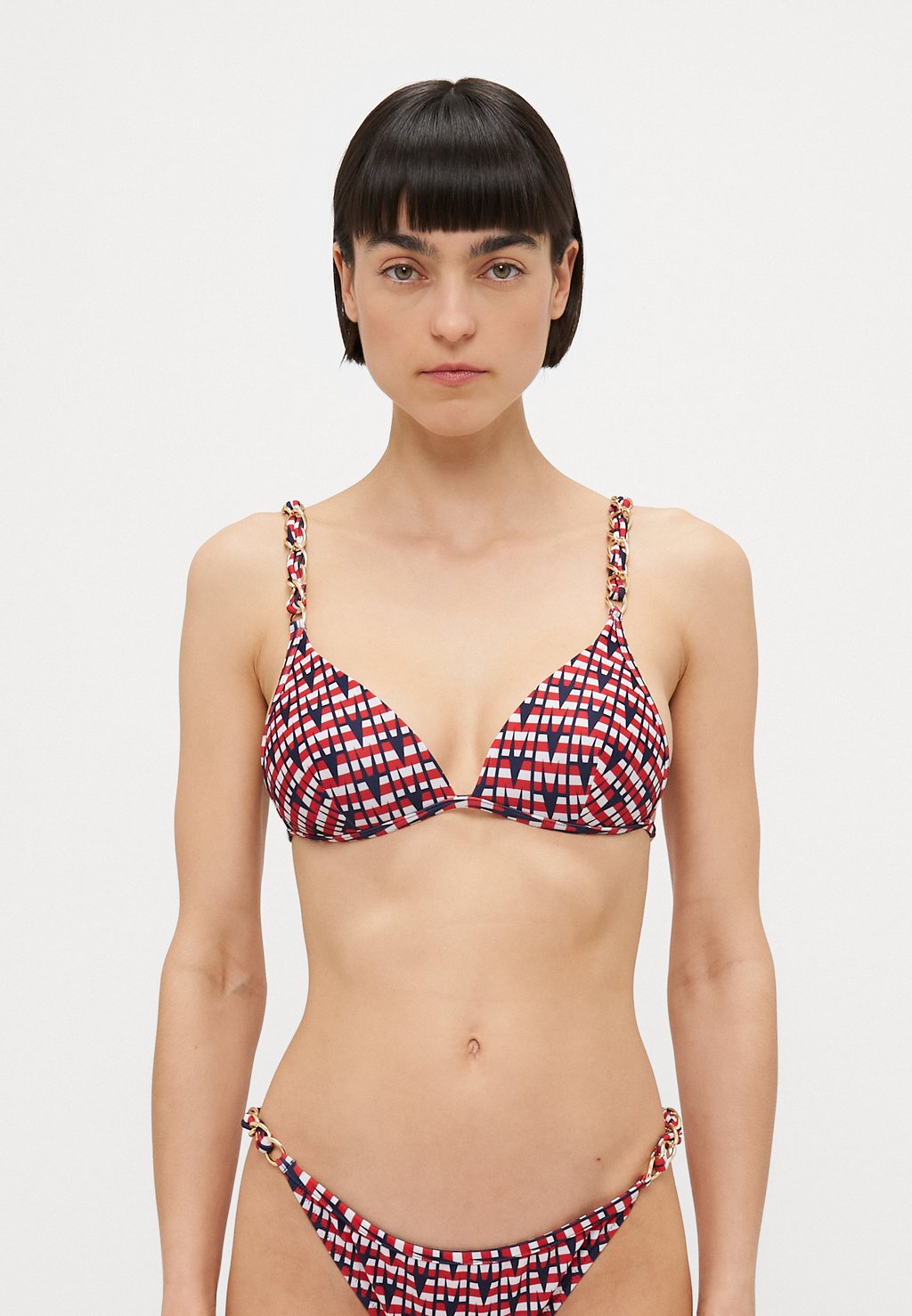 Верх бикини TRIANGOLO MOSCHINO SWIM, синий
Верх бикини TRIANGOLO MOSCHINO SWIM, синий