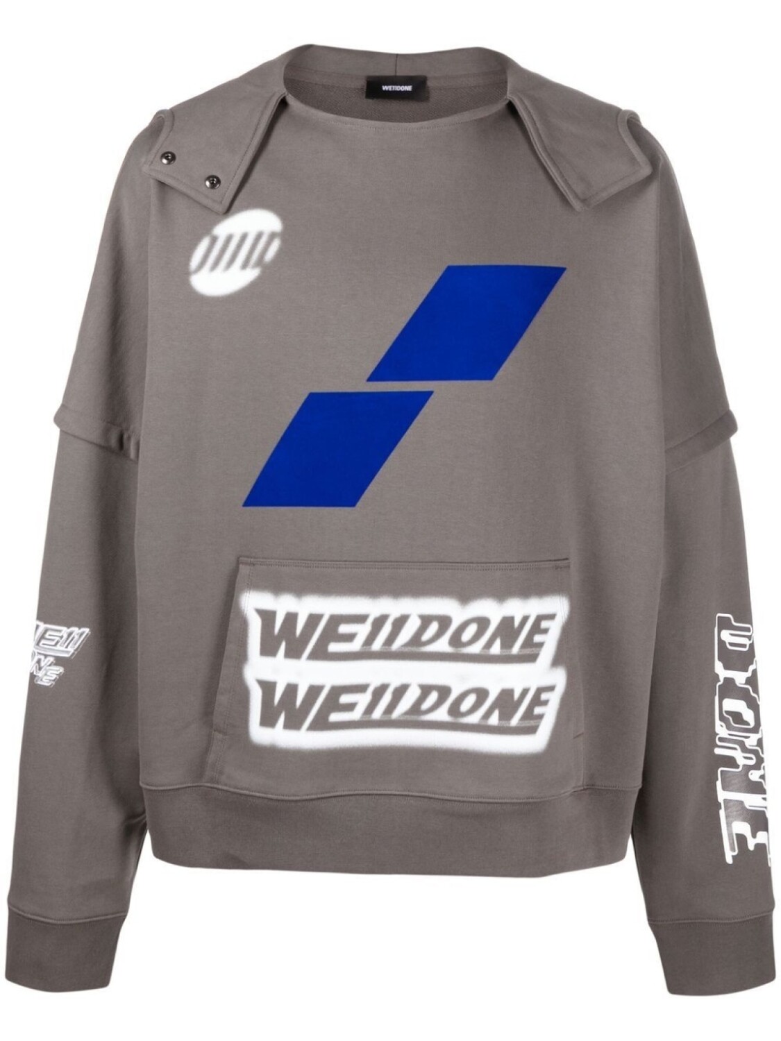 Джемпер с логотипом We11done, серый
Джемпер с логотипом We11done, серый