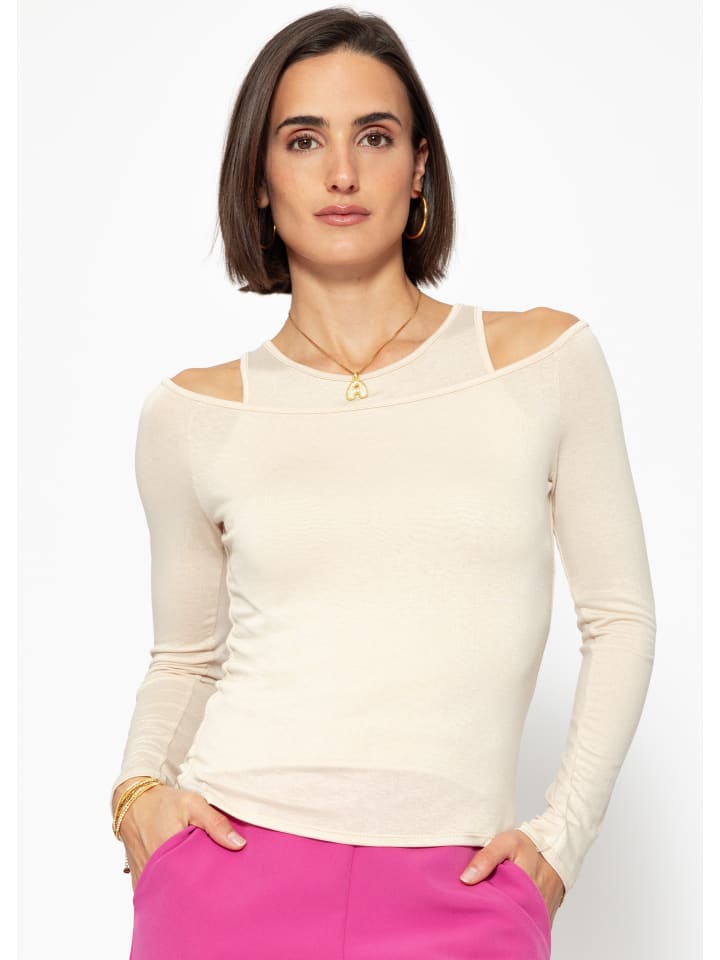 Топ SASSYCLASSY, бежевый 
Топ SASSYCLASSY, бежевый