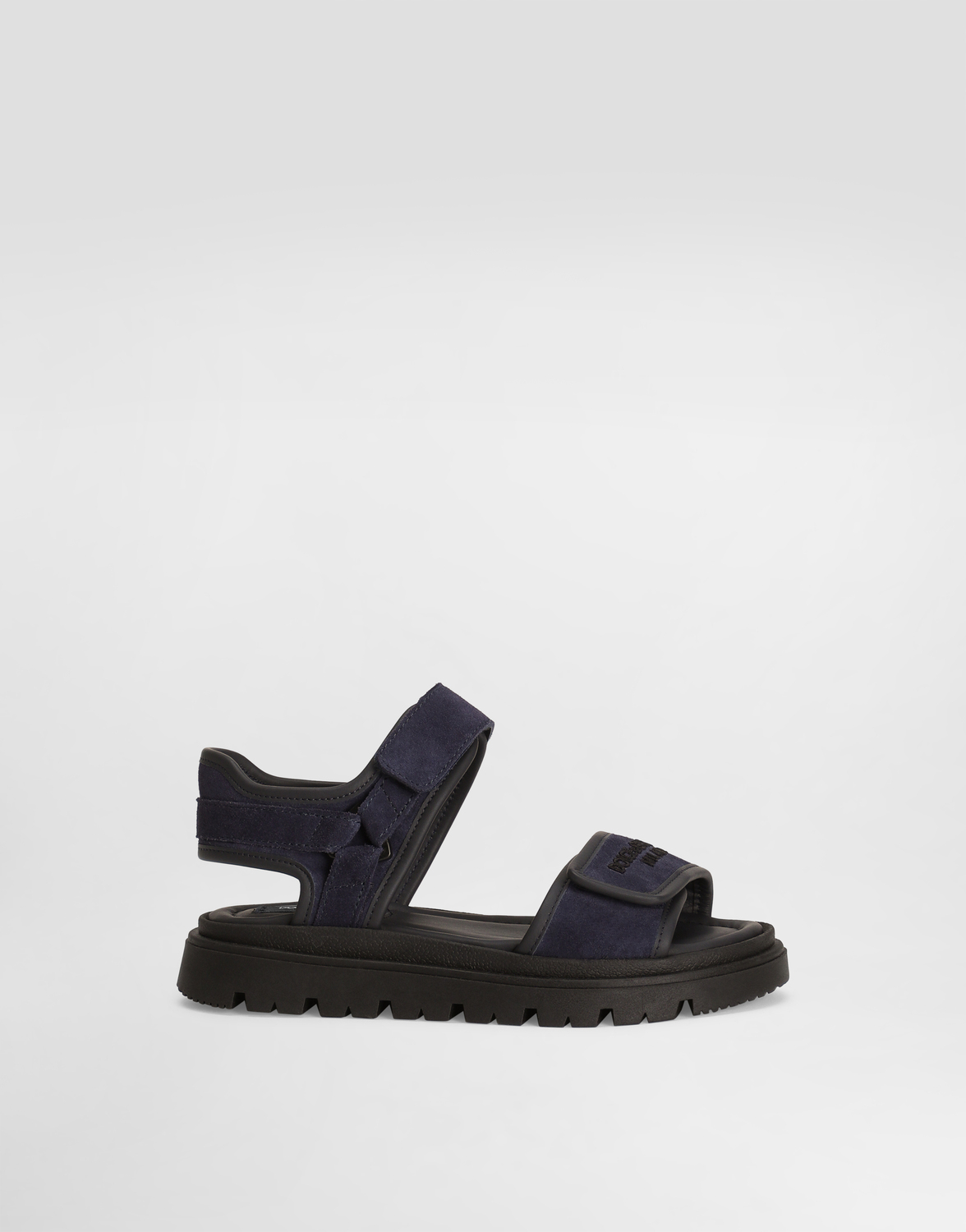 Босоножки из спилковой кожи с принтом логотипа Dolce&Gabbana, синий
Босоножки из спилковой кожи с принтом логотипа Dolce&Gabbana, синий