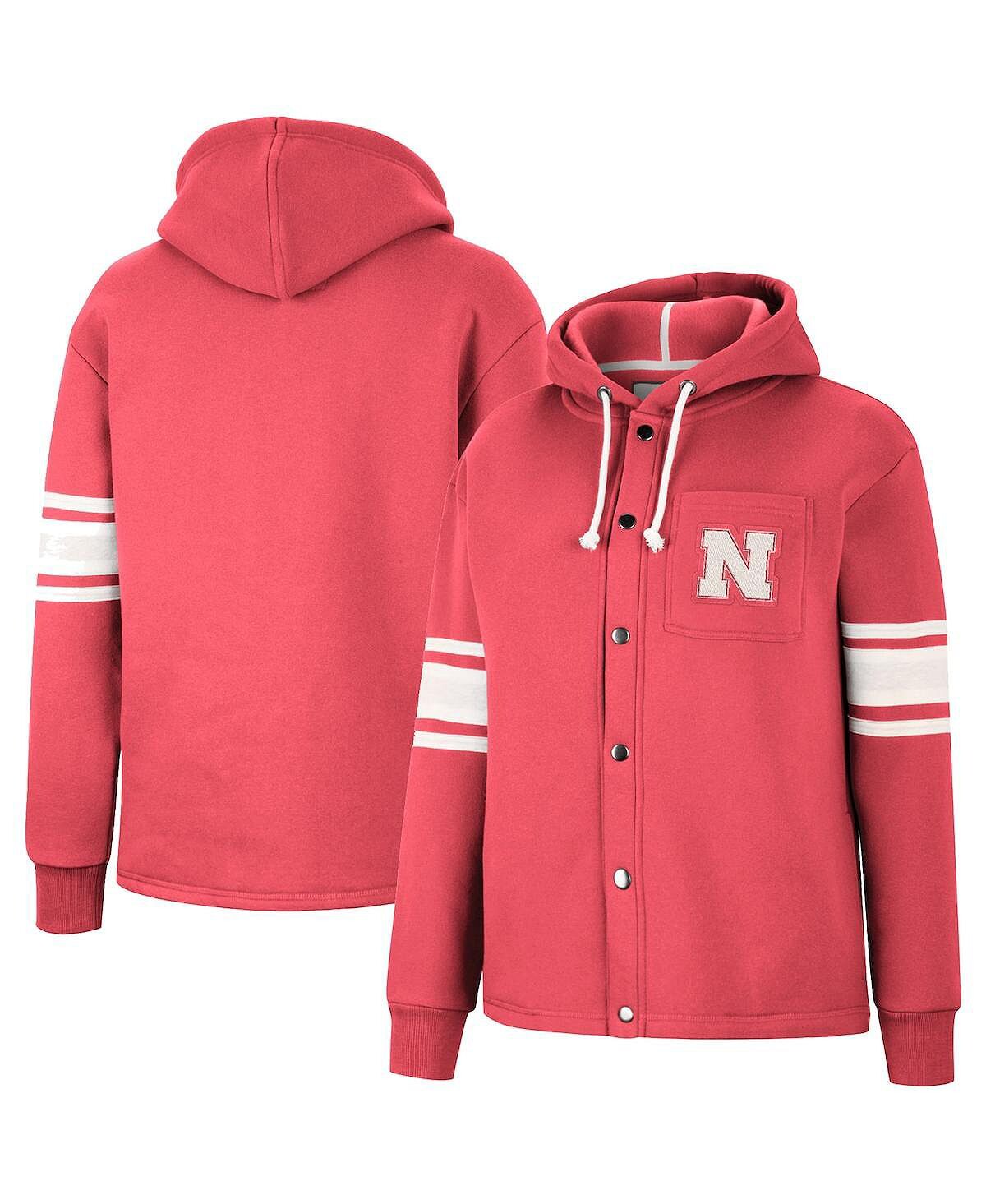 Женская куртка с капюшоном Scarlet Nebraska Huskers Mia в полоску и застежкой на пуговицы Colosseum
Женская куртка с капюшоном Scarlet Nebraska Huskers Mia в полоску и застежкой на пуговицы Colosseum