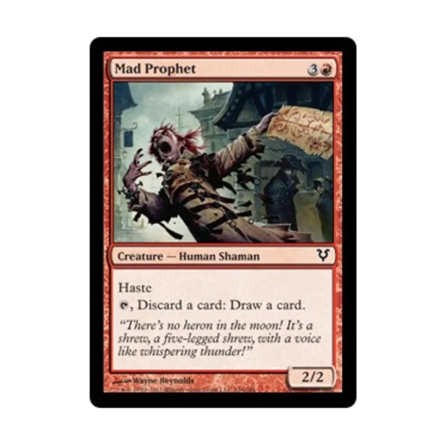 CCG Безумный Пророк (К), MTG - Avacyn Restored
CCG Безумный Пророк (К), MTG - Avacyn Restored