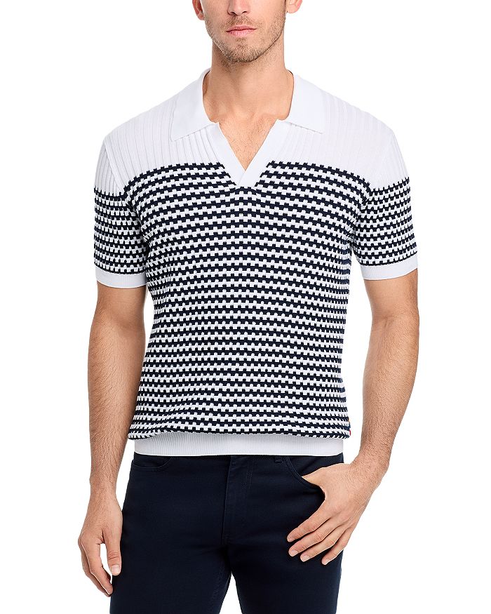 Рубашка поло Canet Cotton Geo Stripe с жаккардовым узором Orlebar Brown, мультиколор
Рубашка поло Canet Cotton Geo Stripe с жаккардовым узором Orlebar Brown, мультиколор