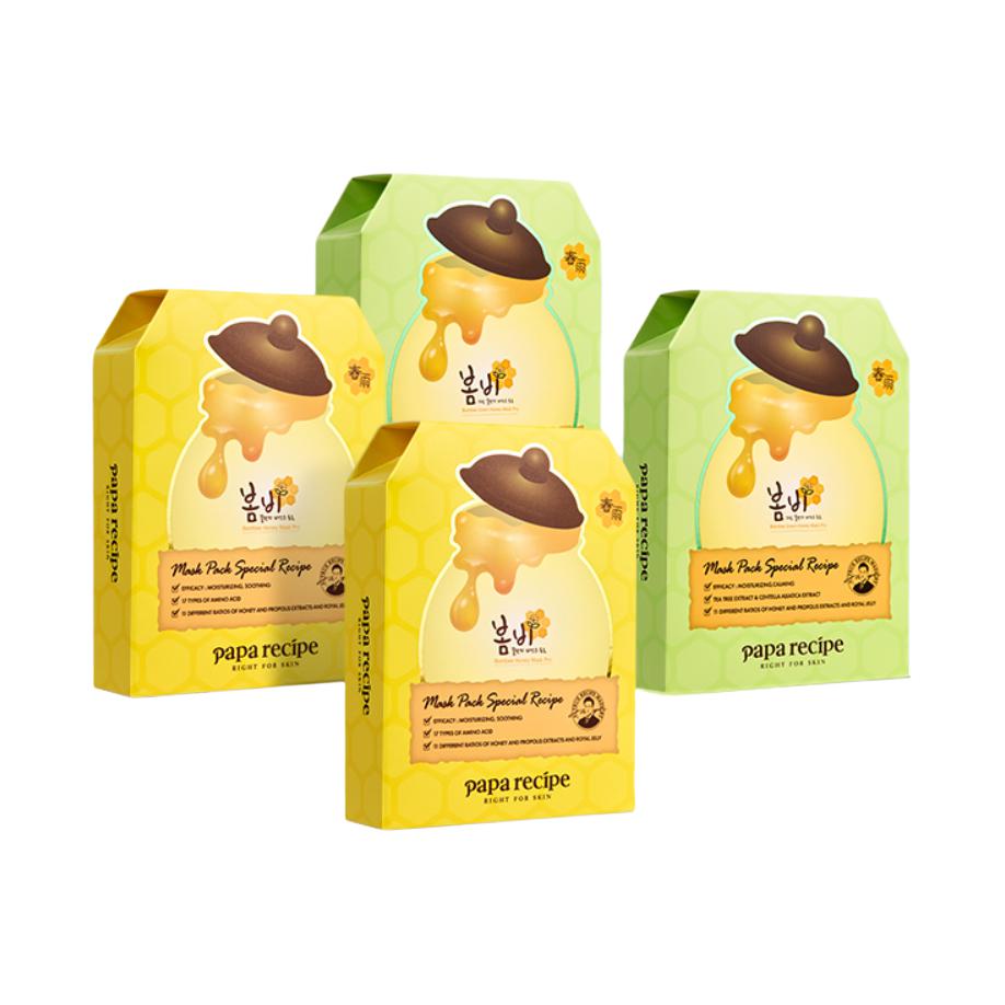 Papa Recipe Набор масок для лица Yellow Green Spring Rain Honey Set успокаивающий увлажняющий 3 четырехкомпонентных набора
Papa Recipe Набор масок для лица Yellow Green Spring Rain Honey Set успокаивающий увлажняющий 3 четырехкомпонентных набора