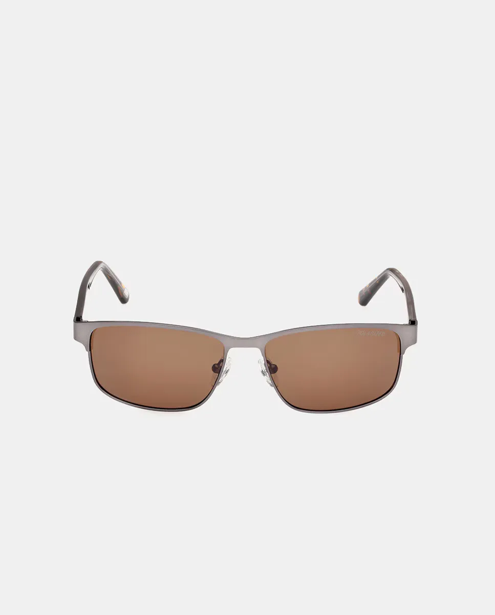 Мужские прямоугольные металлические солнцезащитные очки с поляризованными линзами Skechers, серый
Мужские прямоугольные металлические солнцезащитные очки с поляризованными линзами Skechers, серый