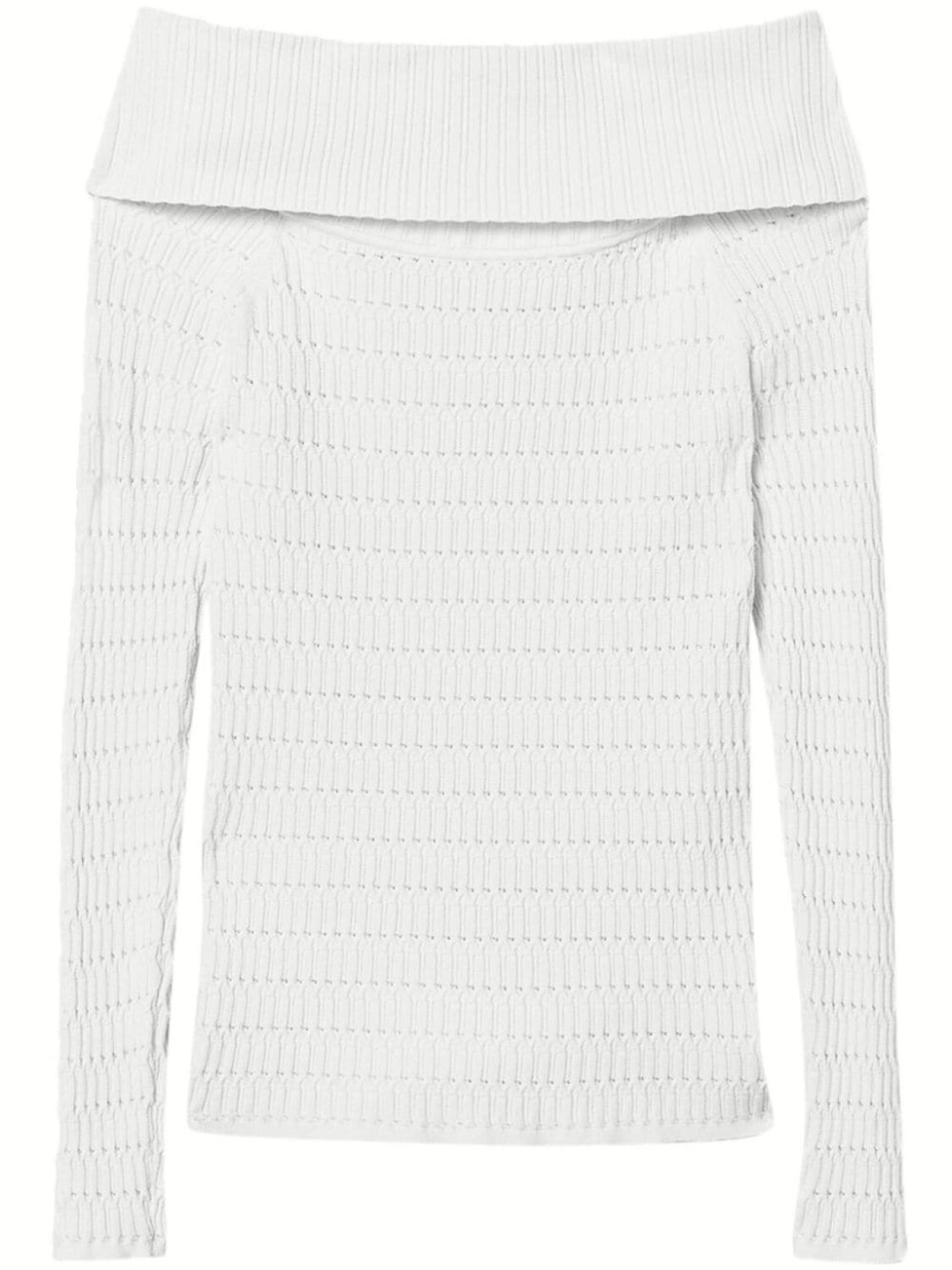 Свитер с открытыми плечами TWINSET, белый
Свитер с открытыми плечами TWINSET, белый